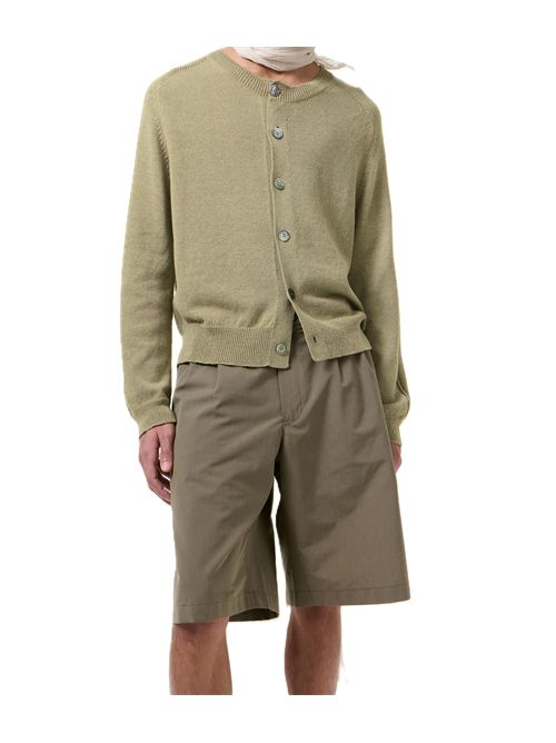 true cardigan Lana di lino grezzo Silver Sage Our Legacy Our Legacy | M2263TCSSILVER SAGE COARSE